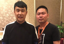 广州红足1世与明星合影